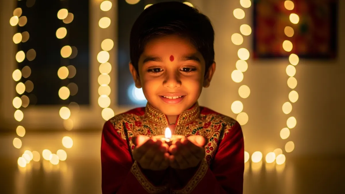 Diwali AI Photo Editing Prompts for Boys